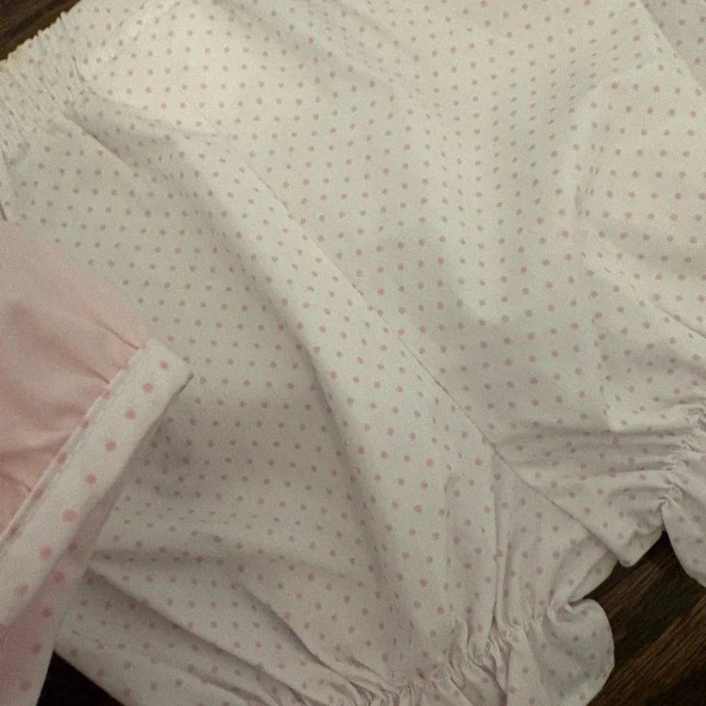 Petit Ami Pink Poodle Two-Piece Diaper Cover Set